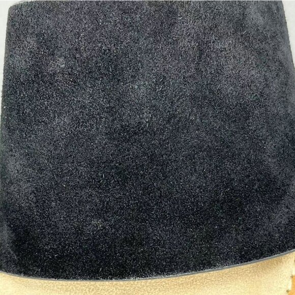 Brunello Cucinelli Black Suede Slides main image 3